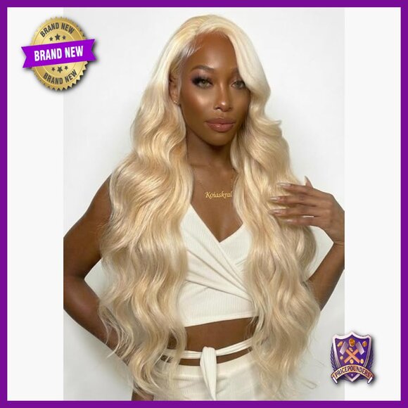 30 Inch Body Wave Human Hair Wig 200% Density Lace Front Pre Plucked main image 4